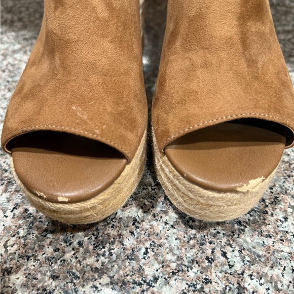 Brown Wedge Sandals - Picture 8 of 10